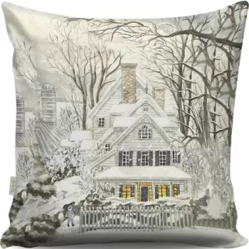 Perna decorativa, Gravel, A13039, 43x43 cm, policoton, multicolor imagine