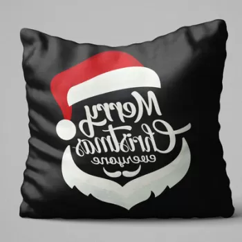 Perna decorativa, KRLNTXMAS-7, 43x43 cm, 50% Bumbac / 50% Poliester, Multicolor imagine