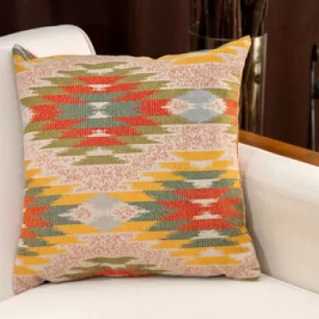 Perna decorativa, Lina, 15x45x15 cm, Amestec bumbac, Bej imagine