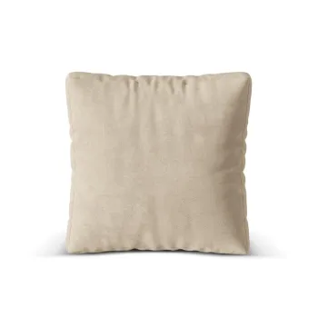 Perna decorativa, Martina-120, Micadoni Home, 55x55 cm, catifea, bej deschis imagine