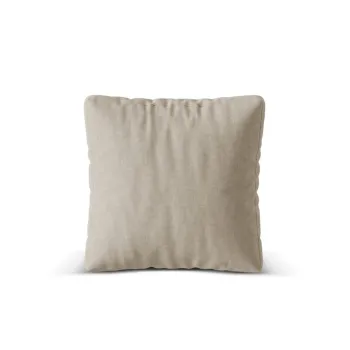 Perna decorativa, Martina-169, Micadoni Home, 40x40 cm, tesatura structurata catifelata, bej deschis imagine