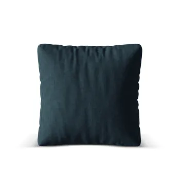 Perna decorativa, Martina-169, Micadoni Home, 55x55 cm, tesatura structurata catifelata, albastru jeans imagine