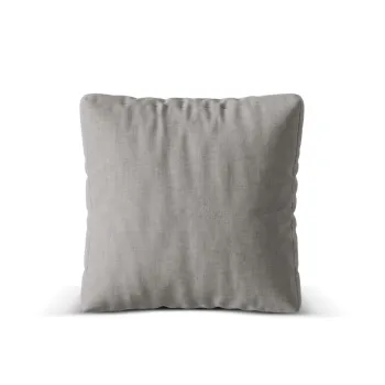 Perna decorativa, Martina-169, Micadoni Home, 65x65 cm, tesatura structurata chenille, gri deschis imagine