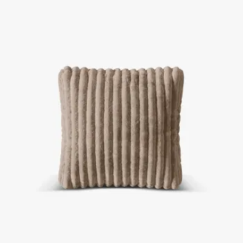 Perna decorativa, Martina-212, Micadoni Home, 40x40 cm, velur, maro ghinda imagine