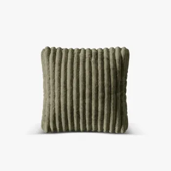 Perna decorativa, Martina-212, Micadoni Home, 40x40 cm, velur, verde muschi imagine