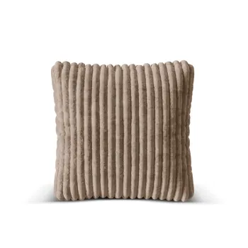 Perna decorativa, Martina-212, Micadoni Home, 65x65 cm, velur, maro ghinda imagine