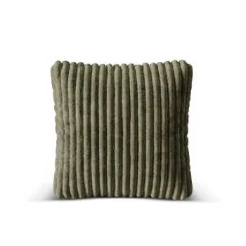 Perna decorativa, Martina-212, Micadoni Home, 65x65 cm, velur, verde moss imagine