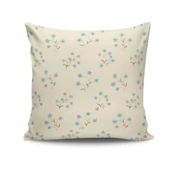 Perna decorativa, NKRLNT-013, 43x43 cm, 50% Bumbac / 50% Poliester, Multicolor imagine