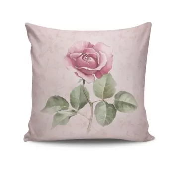 Perna decorativa, NKRLNT-038, 43x43 cm, 50% Bumbac / 50% Poliester, Multicolor imagine