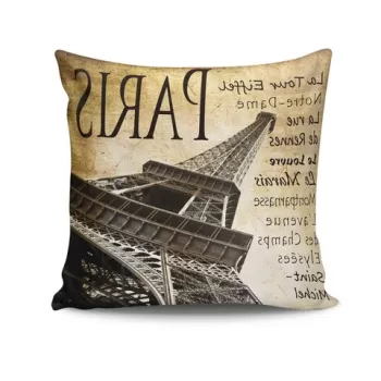 Perna decorativa, NKRLNT-110, 43x43 cm, 50% Bumbac / 50% Poliester, Multicolor imagine