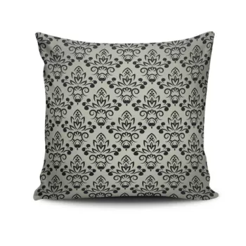 Perna decorativa, NKRLNT-122, 43x43 cm, 50% Bumbac / 50% Poliester, Multicolor imagine