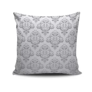 Perna decorativa, NKRLNT-126, 43x43 cm, 50% Bumbac / 50% Poliester, Multicolor imagine