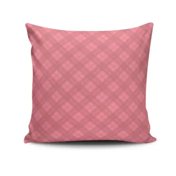 Perna decorativa, NKRLNT-155, 43x43 cm, 50% Bumbac / 50% Poliester, Multicolor imagine