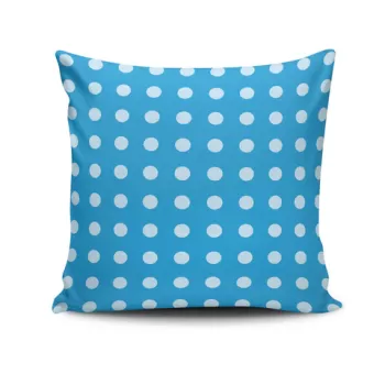 Perna decorativa, NKRLNT-160, 43x43 cm, 50% Bumbac / 50% Poliester, Multicolor imagine