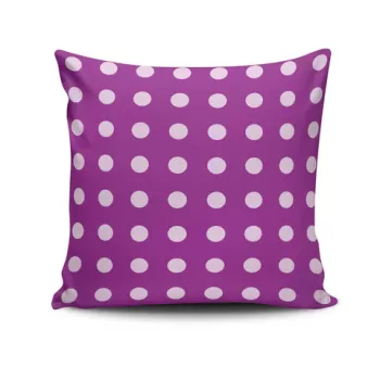 Perna decorativa, NKRLNT-161, 43x43 cm, 50% Bumbac / 50% Poliester, Multicolor imagine