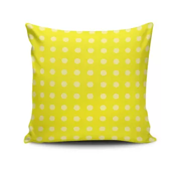 Perna decorativa, NKRLNT-163, 43x43 cm, 50% Bumbac / 50% Poliester, Multicolor imagine