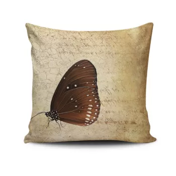 Perna decorativa, NKRLNT-176, 43x43 cm, 50% Bumbac / 50% Poliester, Multicolor imagine