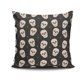Perna decorativa, NKRLNT-185, 43x43 cm, 50% Bumbac / 50% Poliester, Multicolor imagine