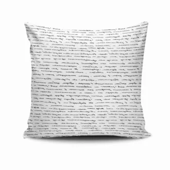 Perna decorativa, NKRLNT-203, 43x43 cm, 50% Bumbac / 50% Poliester, Multicolor imagine