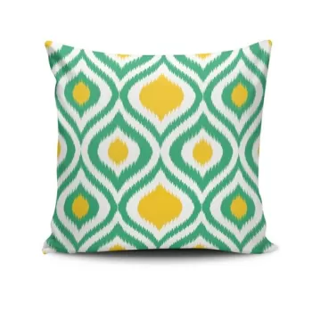 Perna decorativa, NKRLNT-209, 43x43 cm, 50% Bumbac / 50% Poliester, Multicolor imagine