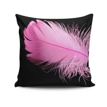 Perna decorativa, NKRLNT-223, 43x43 cm, 50% Bumbac / 50% Poliester, Multicolor imagine