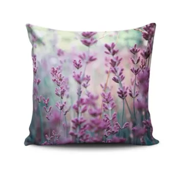 Perna decorativa, NKRLNT-224, 43x43 cm, 50% Bumbac / 50% Poliester, Multicolor imagine