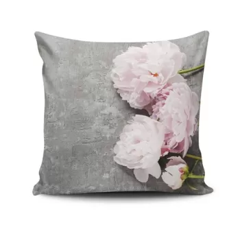 Perna decorativa, NKRLNT-235, 43x43 cm, 50% Bumbac / 50% Poliester, Multicolor imagine