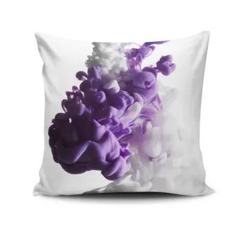 Perna decorativa, NKRLNT-244, 43x43 cm, 50% Bumbac / 50% Poliester, Multicolor imagine