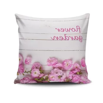 Perna decorativa, NKRLNT-251, 43x43 cm, 50% Bumbac / 50% Poliester, Multicolor imagine