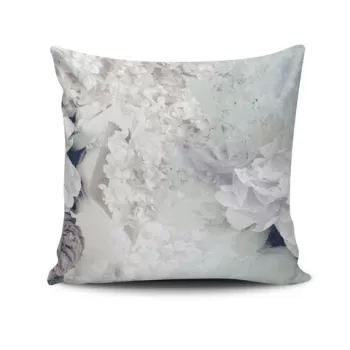 Perna decorativa, NKRLNT-254, 43x43 cm, 50% Bumbac / 50% Poliester, Multicolor imagine