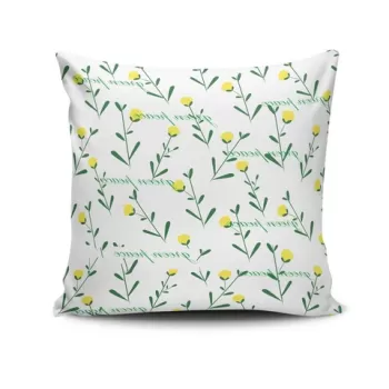 Perna decorativa, NKRLNT-260, 43x43 cm, 50% Bumbac / 50% Poliester, Multicolor imagine