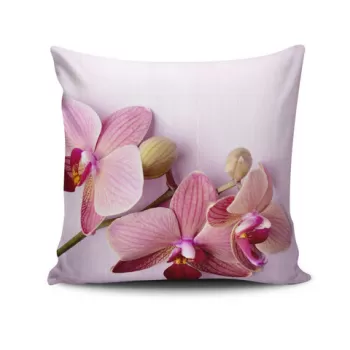 Perna decorativa, NKRLNT-274, 43x43 cm, 50% Bumbac / 50% Poliester, Multicolor imagine