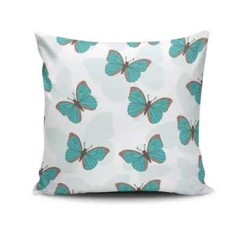 Perna decorativa, NKRLNT-277, 43x43 cm, 50% Bumbac / 50% Poliester, Multicolor imagine