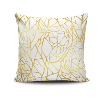 Perna decorativa, NKRLNT-278, 43x43 cm, 50% Bumbac / 50% Poliester, Multicolor imagine