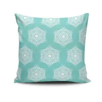 Perna decorativa, NKRLNT-340, 43x43 cm, 50% Bumbac / 50% Poliester, Multicolor imagine