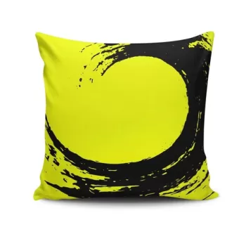 Perna decorativa, NKRLNT-342, 43x43 cm, 50% Bumbac / 50% Poliester, Multicolor imagine