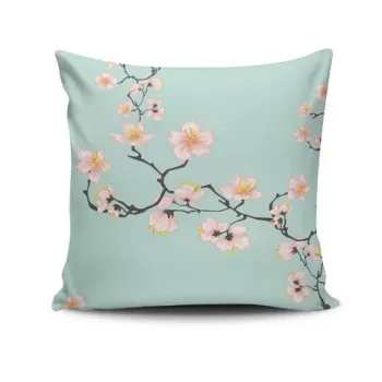 Perna decorativa, NKRLNT-351, 43x43 cm, 50% Bumbac / 50% Poliester, Multicolor imagine