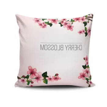 Perna decorativa, NKRLNT-356, 43x43 cm, 50% Bumbac / 50% Poliester, Multicolor imagine