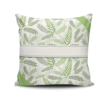 Perna decorativa, NKRLNT-363, 43x43 cm, 50% Bumbac / 50% Poliester, Multicolor imagine