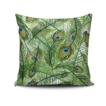 Perna decorativa, NKRLNT-381, 43x43 cm, 50% Bumbac / 50% Poliester, Multicolor imagine