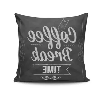 Perna decorativa, NKRLNT-389, 43x43 cm, 50% Bumbac / 50% Poliester, Multicolor imagine