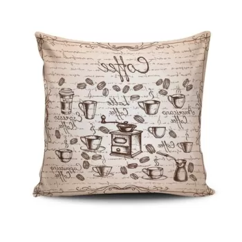 Perna decorativa, NKRLNT-391, 43x43 cm, 50% Bumbac / 50% Poliester, Multicolor imagine