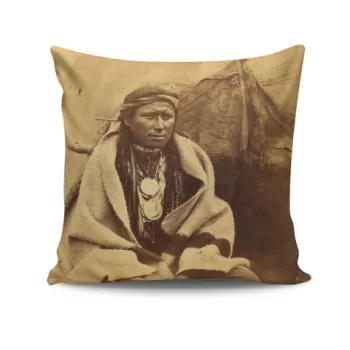 Perna decorativa, NTVKRLNT-10, 43x43 cm, 50% Bumbac / 50% Poliester, Multicolor imagine