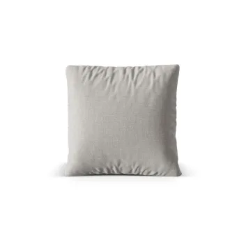 Perna decorativa, Nuria-215, Micadoni Home, 40x40 cm, tesatura structurata chenille, gri deschis imagine