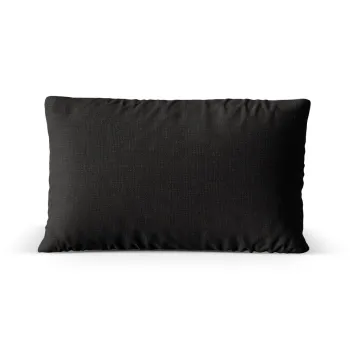 Perna decorativa, Nuria-215, Micadoni Home, 60x40x17 cm, tesatura structurata chenille, negru imagine