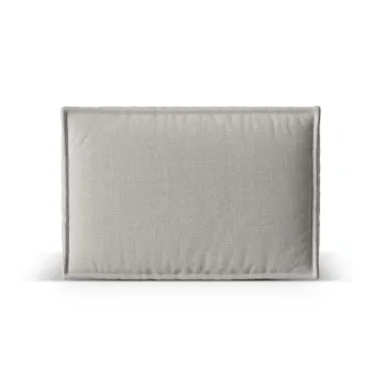 Perna decorativa, Nuria-215, Micadoni Home, 60x40x19 cm, tesatura structurata chenille, gri deschis imagine