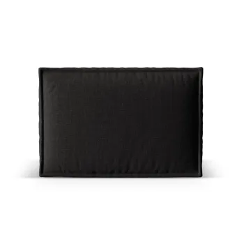 Perna decorativa, Nuria-215, Micadoni Home, 60x40x19 cm, tesatura structurata chenille, negru imagine