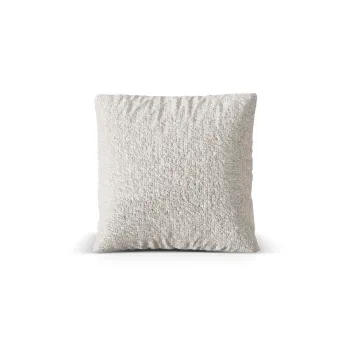 Perna decorativa, Nuria-260, Micadoni Home, 40x40 cm, tesatura boucle, gri bej melange imagine