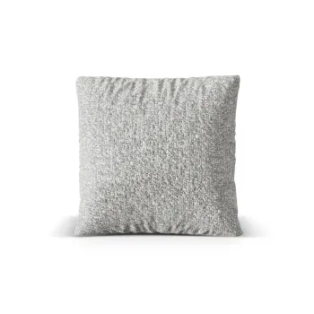 Perna decorativa, Nuria-260, Micadoni Home, 50x50 cm, tesatura boucle, argintiu imagine