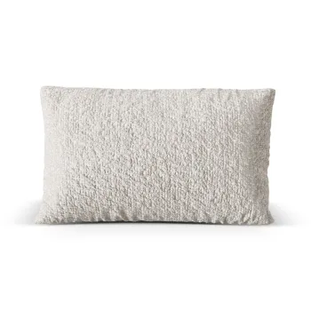 Perna decorativa, Nuria-260, Micadoni Home, 60x40x17 cm, tesatura boucle, gri bej melange imagine